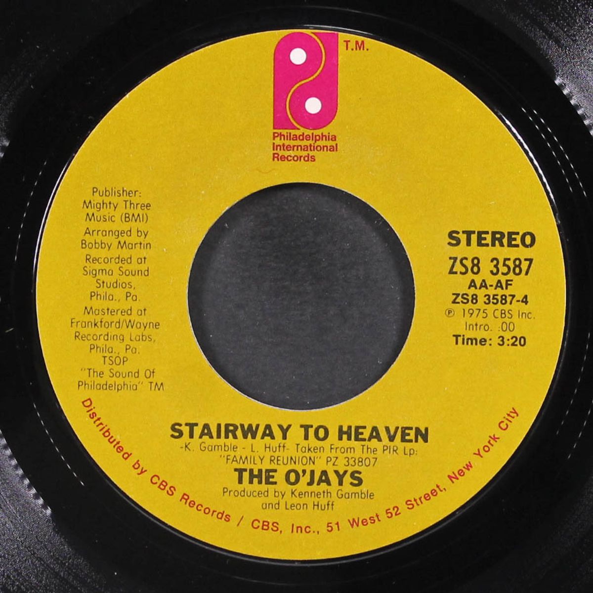 livin' for the weekend / stairway to heaven by O'JAYS