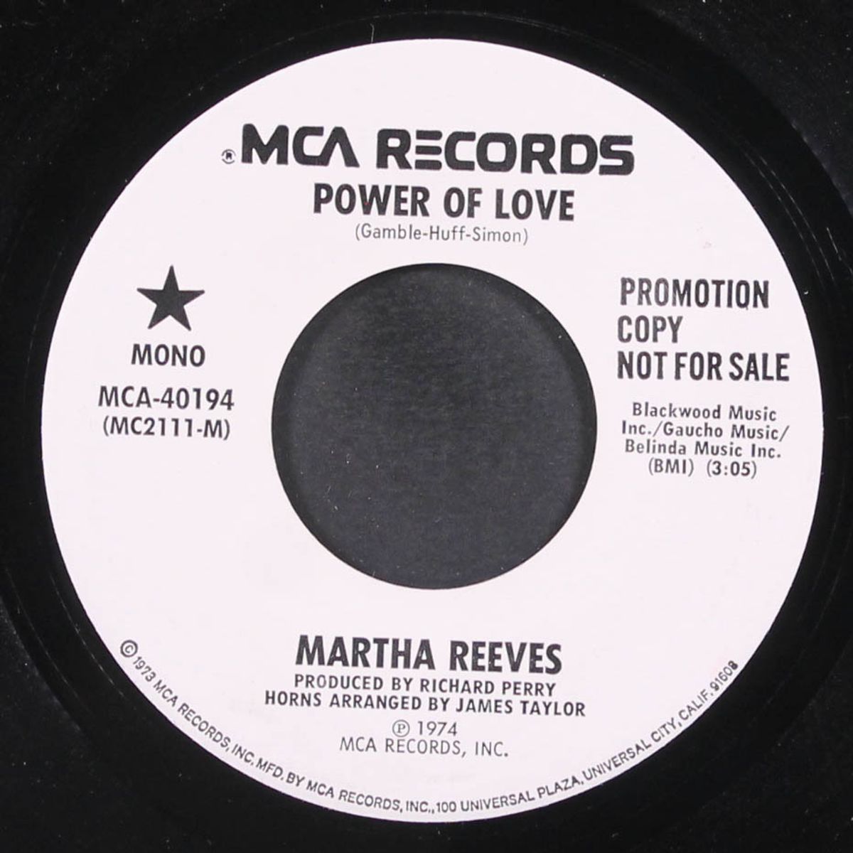 power of love / mono by MARTHA REEVES