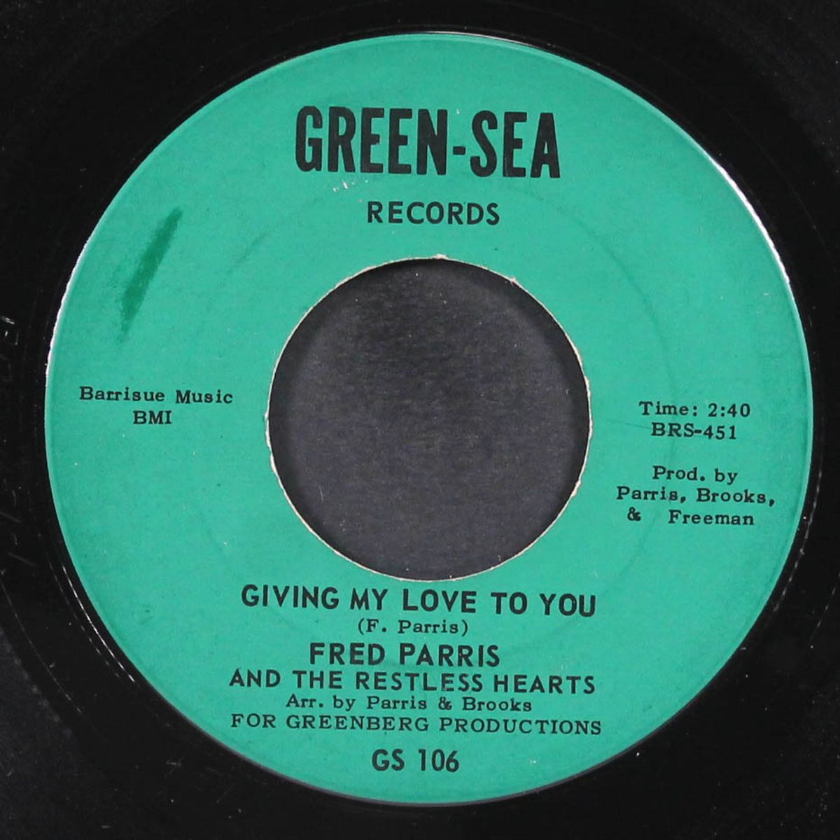 blushing bride / giving my love to you by FRED PARRIS & RESTLESS HEARTS