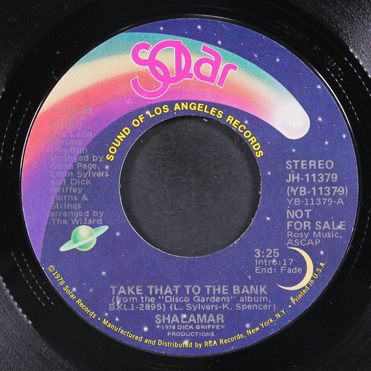 take that to the bank / mono by SHALAMAR