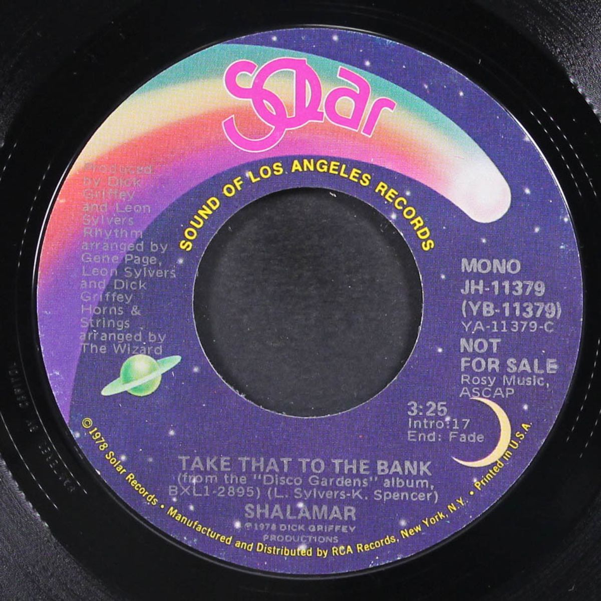 take that to the bank / mono by SHALAMAR