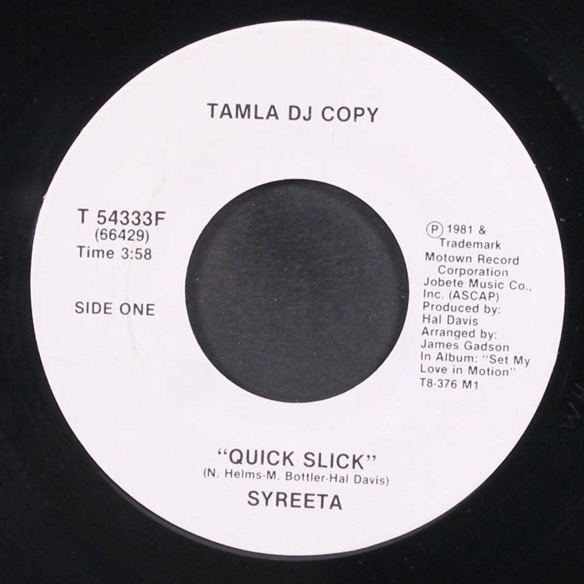 quick slick / same by SYREETA