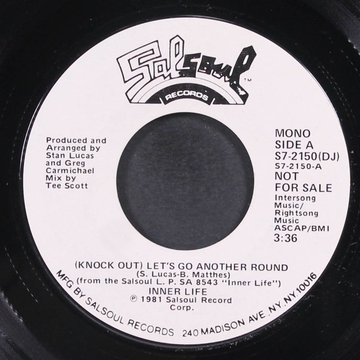 let's go another round / mono by INNER LIFE