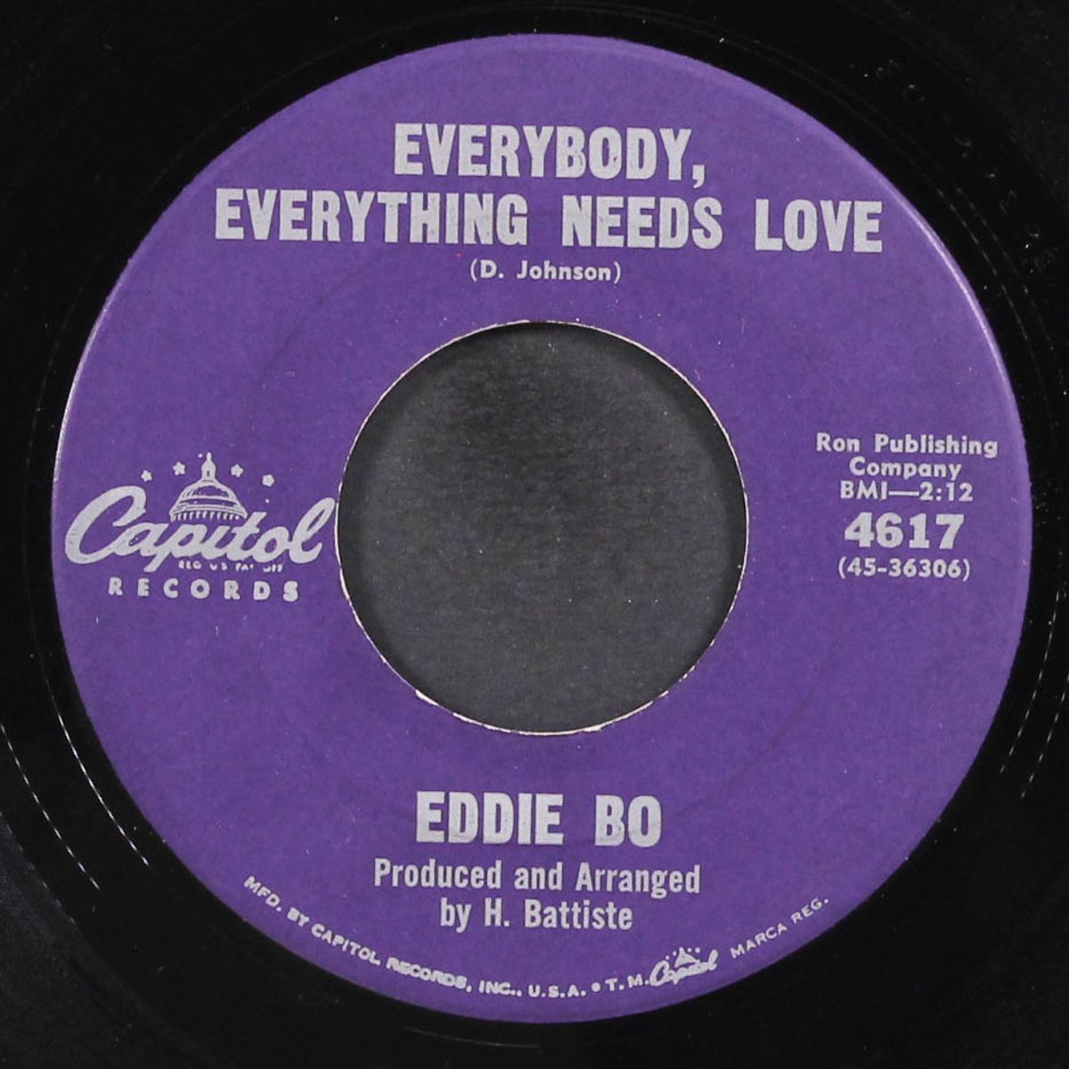 dinky doo / everybody, everything needs love by EDDIE BO