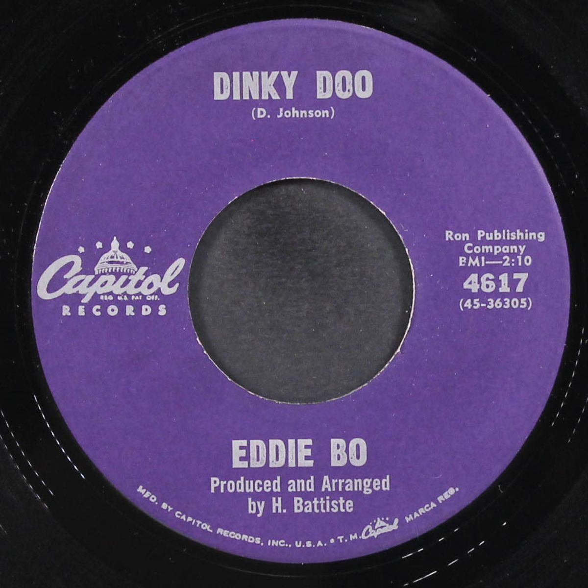dinky doo / everybody, everything needs love by EDDIE BO