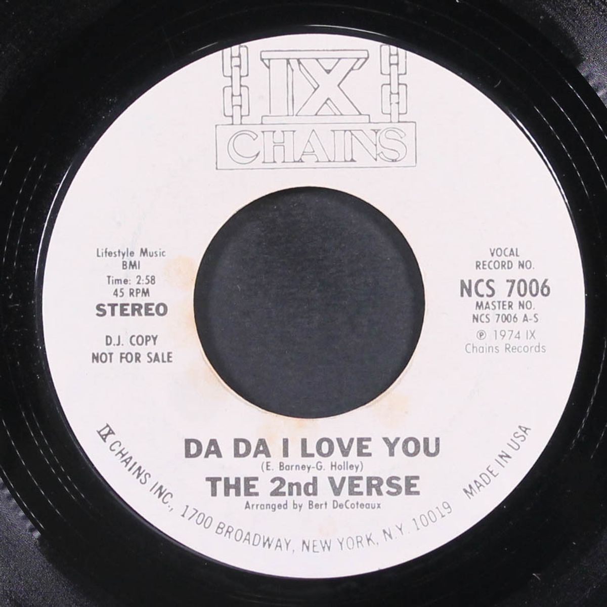da da i love you / mono by 2ND VERSE