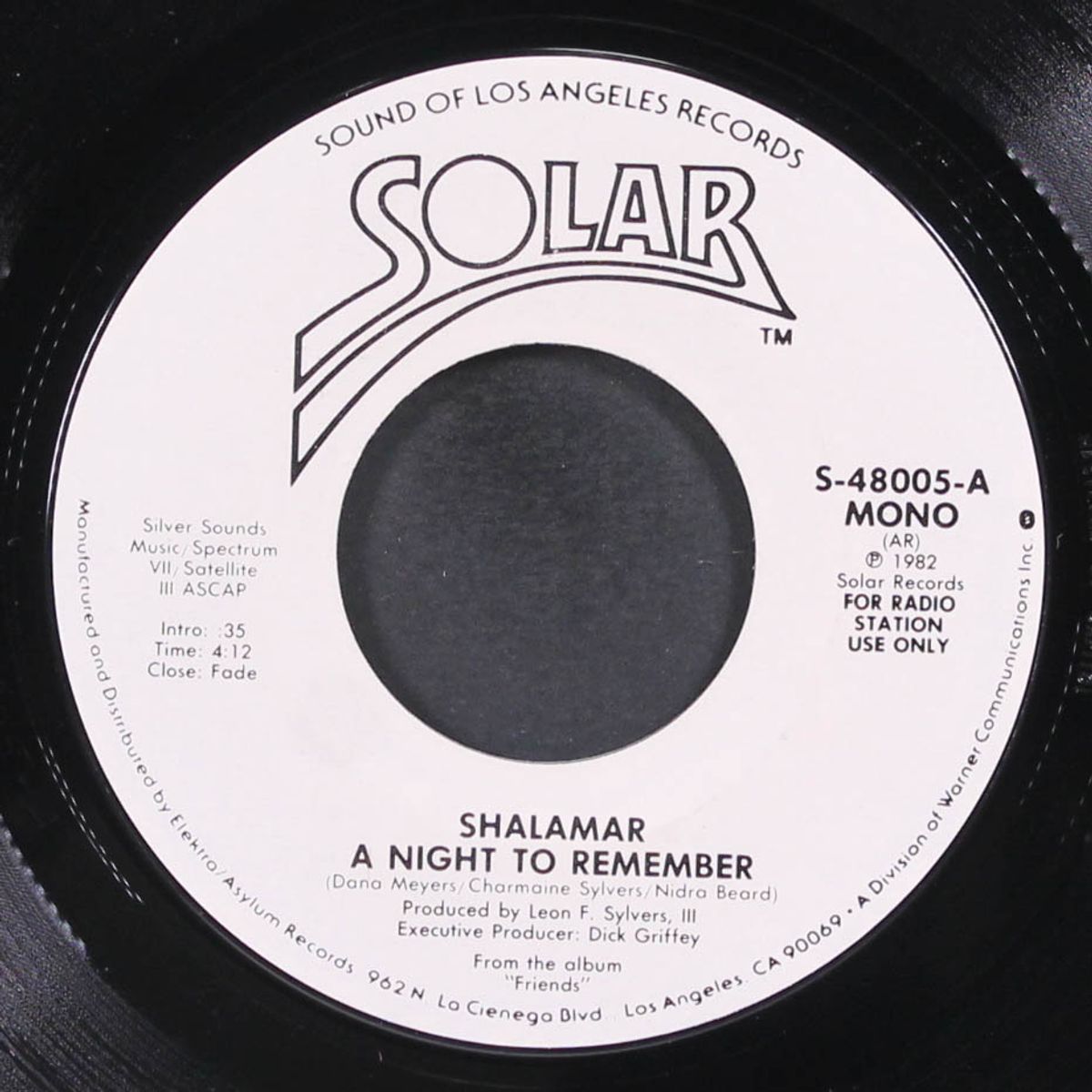 a night to remember / mono by SHALAMAR
