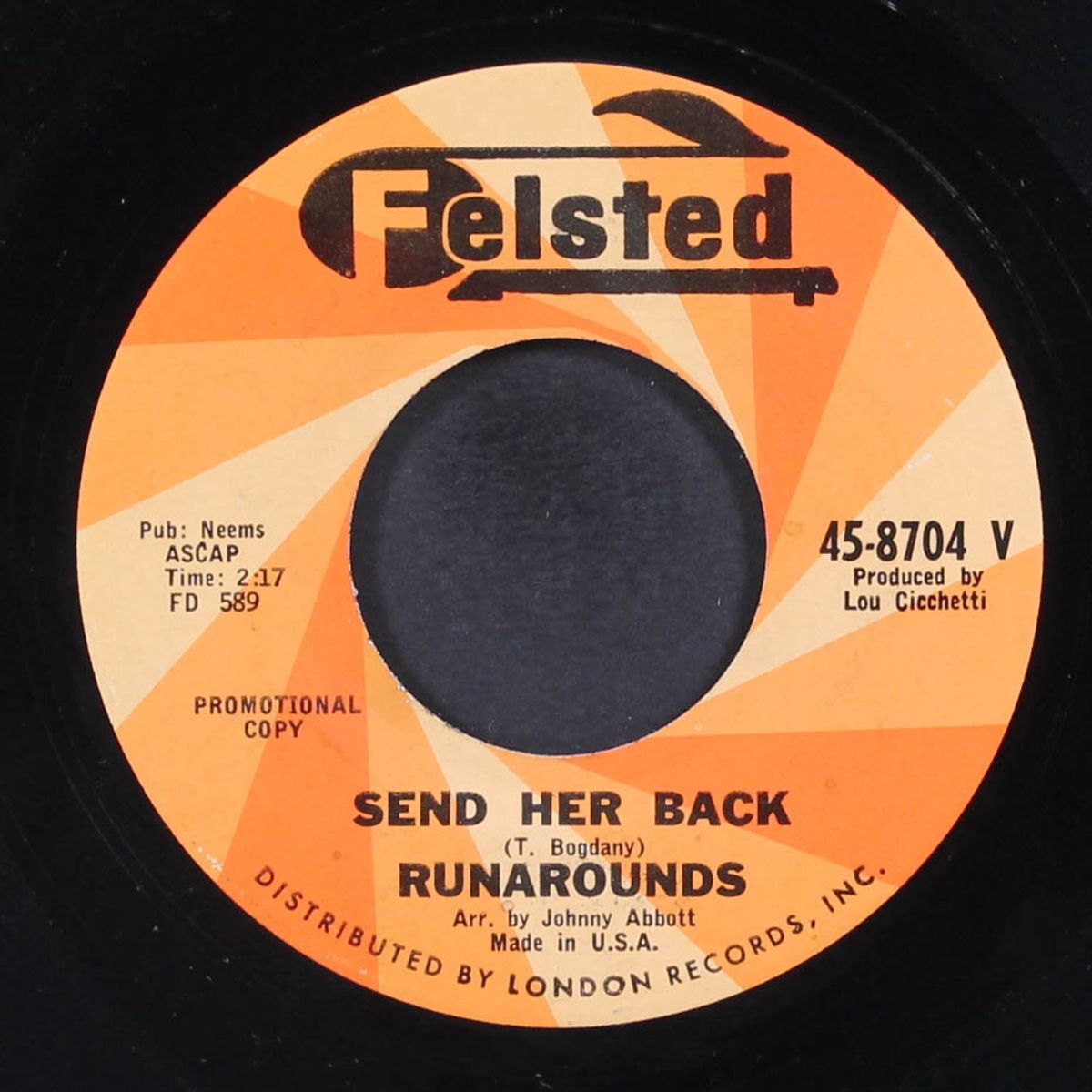 carrie (you're an angel) / send her back by RUNAROUNDS