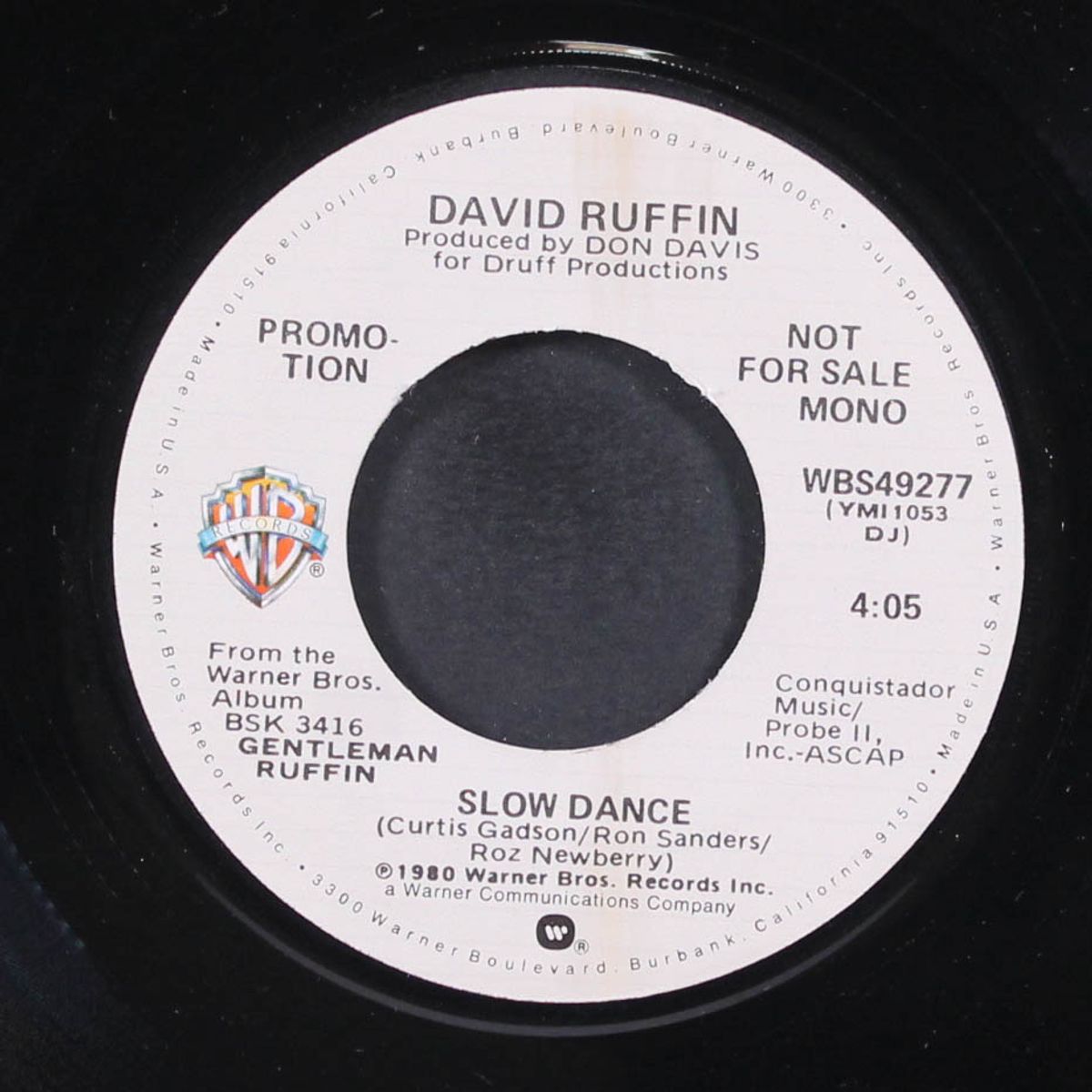 slow dance / mono by DAVID RUFFIN