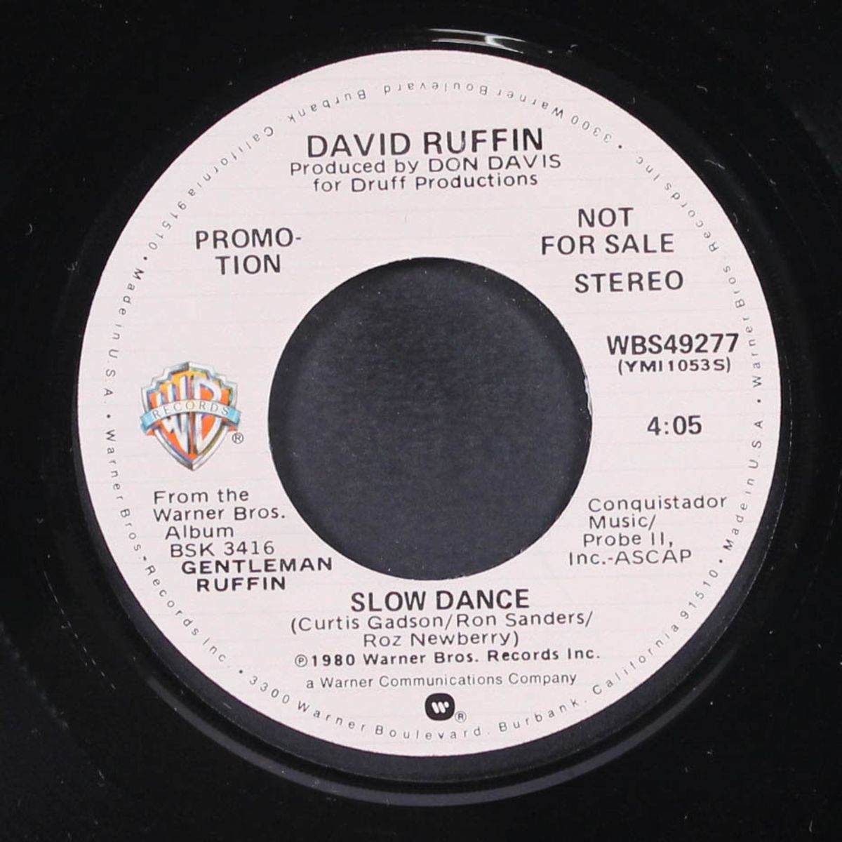 slow dance / mono by DAVID RUFFIN