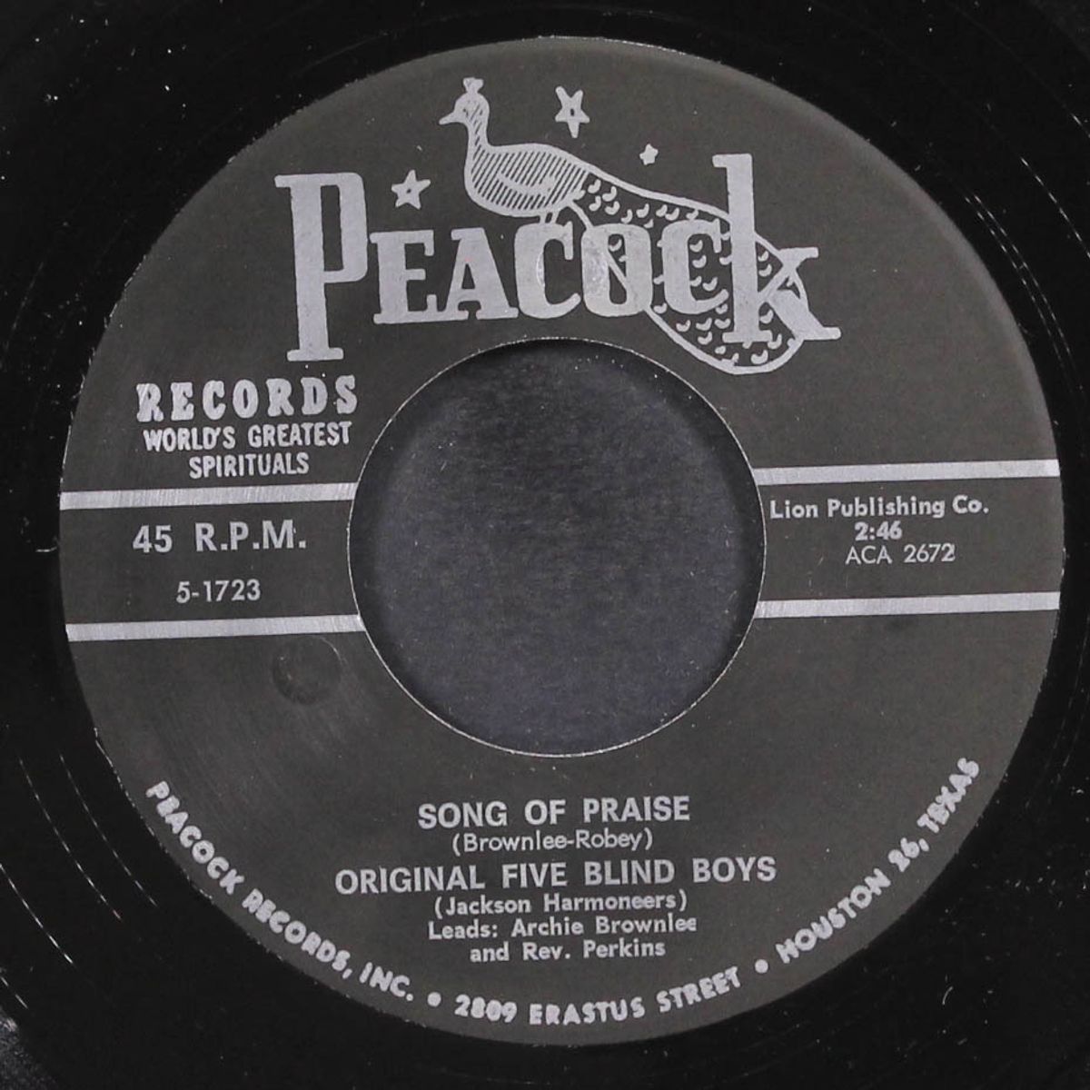 jesus is a rock in a weary land by ORIGINAL FIVE BLIND BOYS