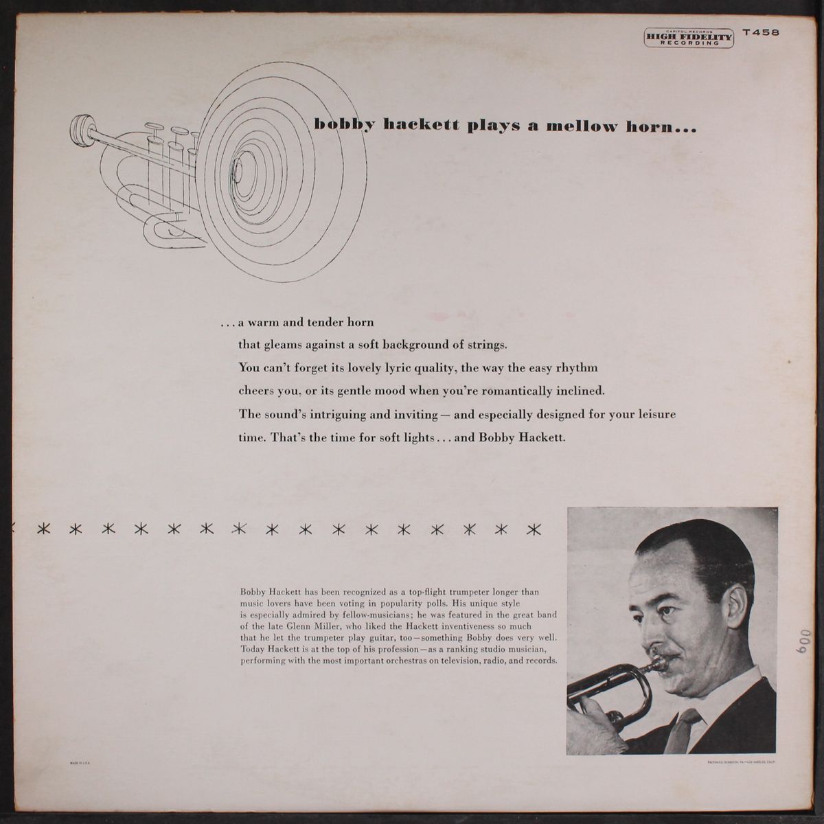 soft lights and bobby hackett by BOBBY HACKETT