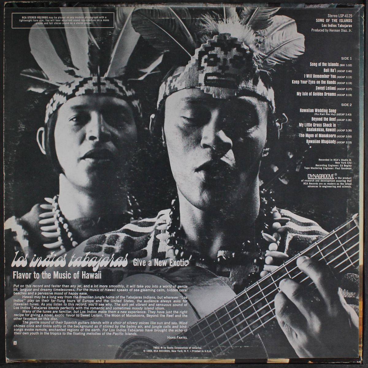 song of the islands by LOS INDIOS TABAJARAS