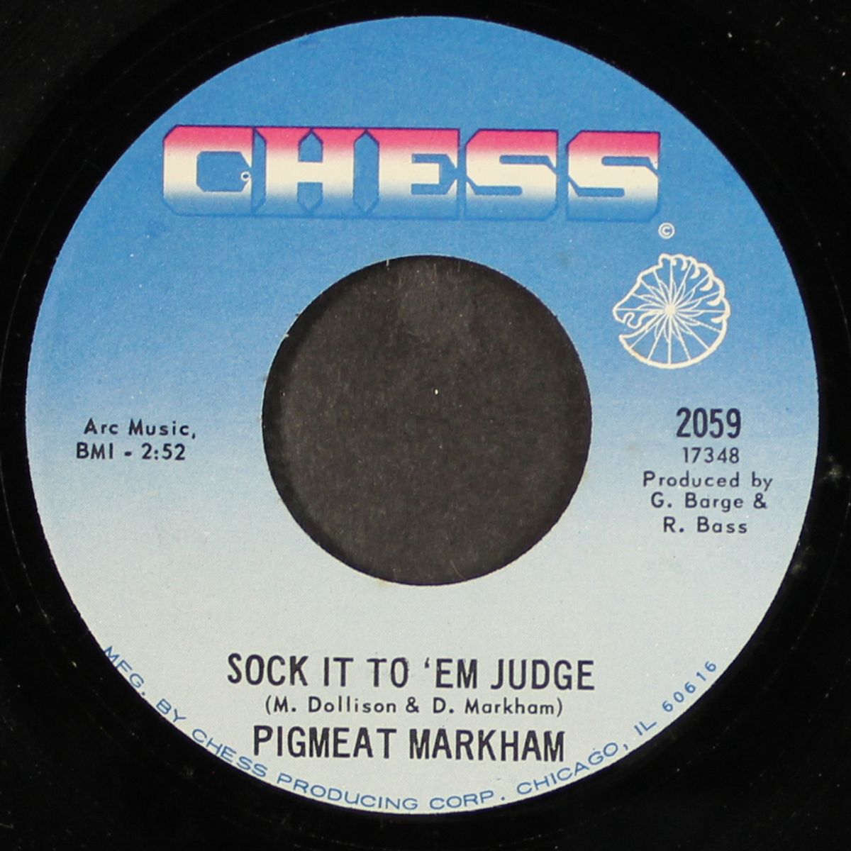 the hip judge / sock it to 'em judge by PIGMEAT MARKHAM