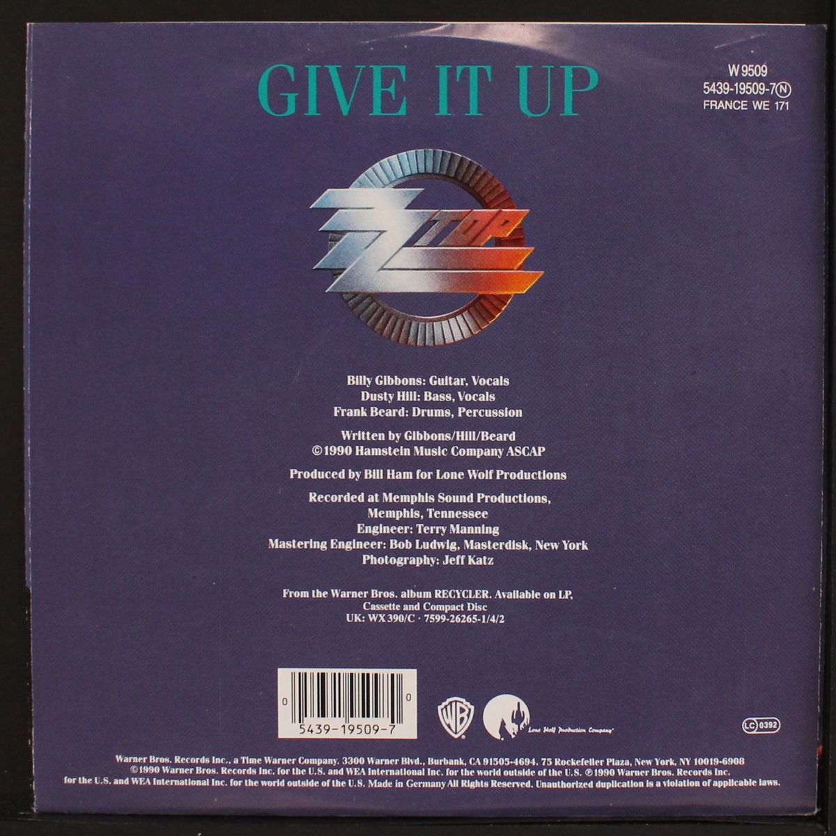 give it up / sharp dressed man by ZZ TOP