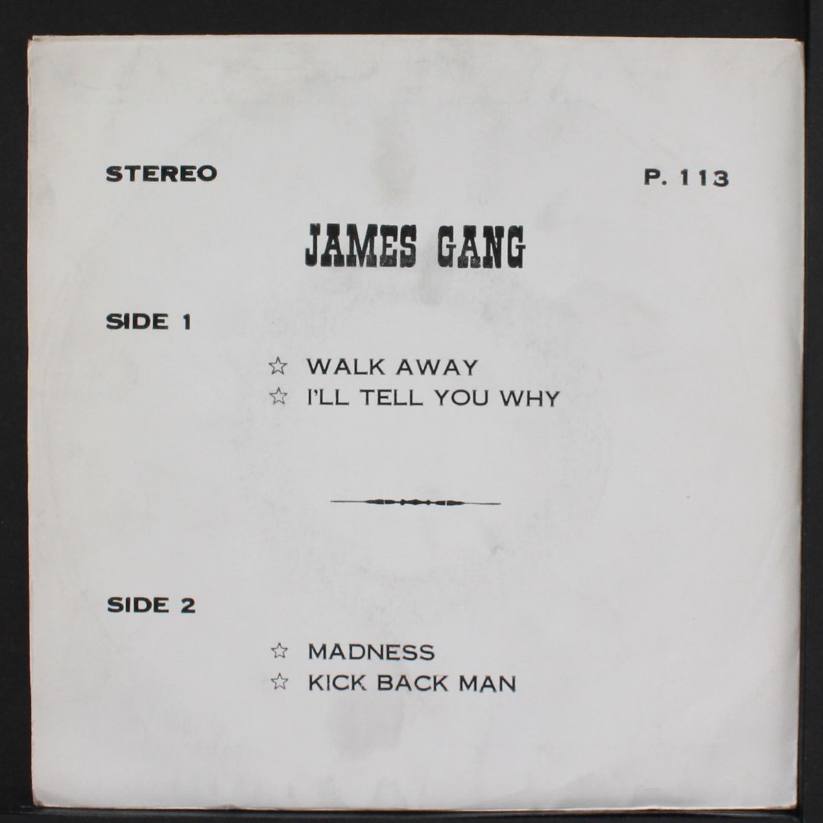 walk away / +3 by JAMES GANG
