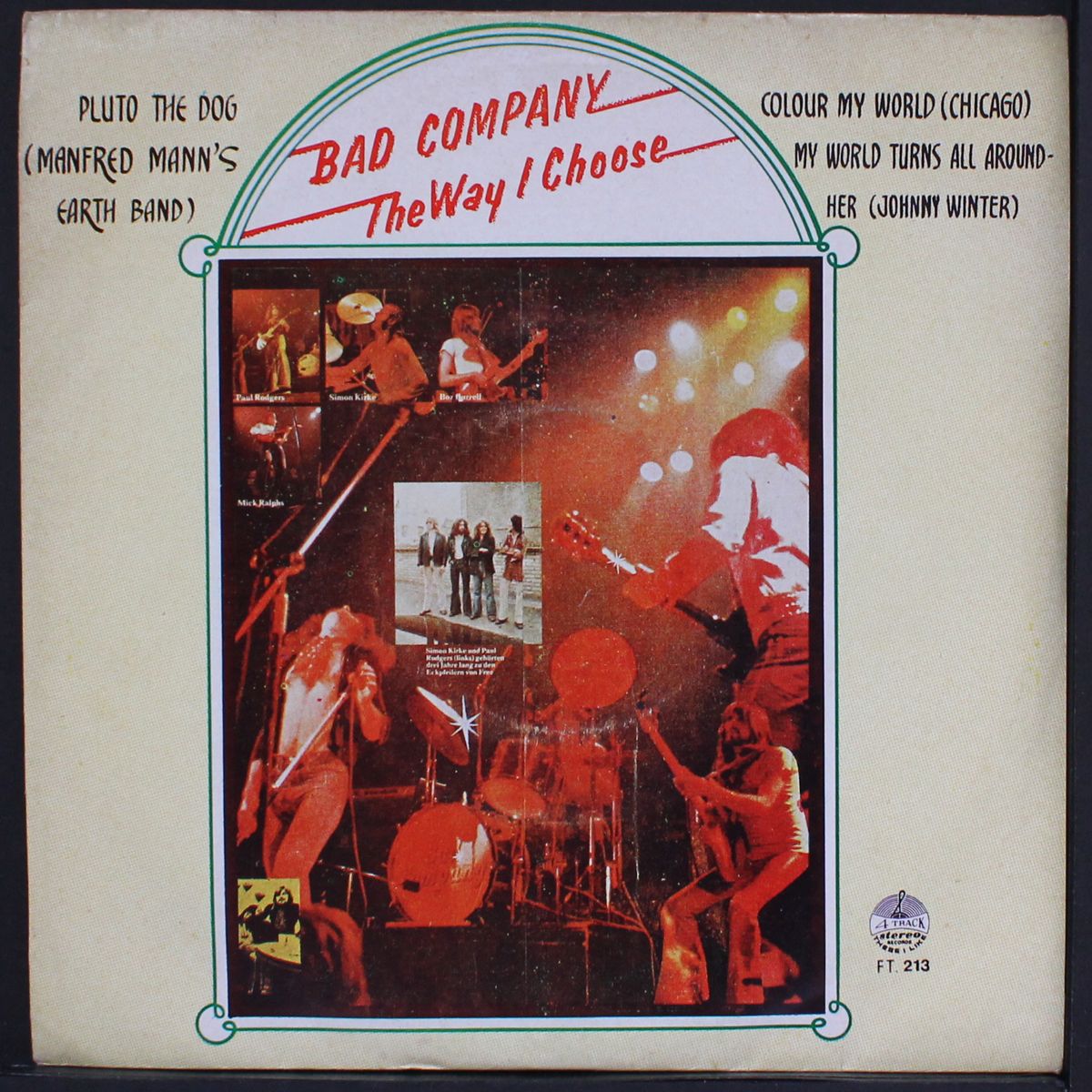 the way i choose / +3 by BAD COMPANY & OTHERS