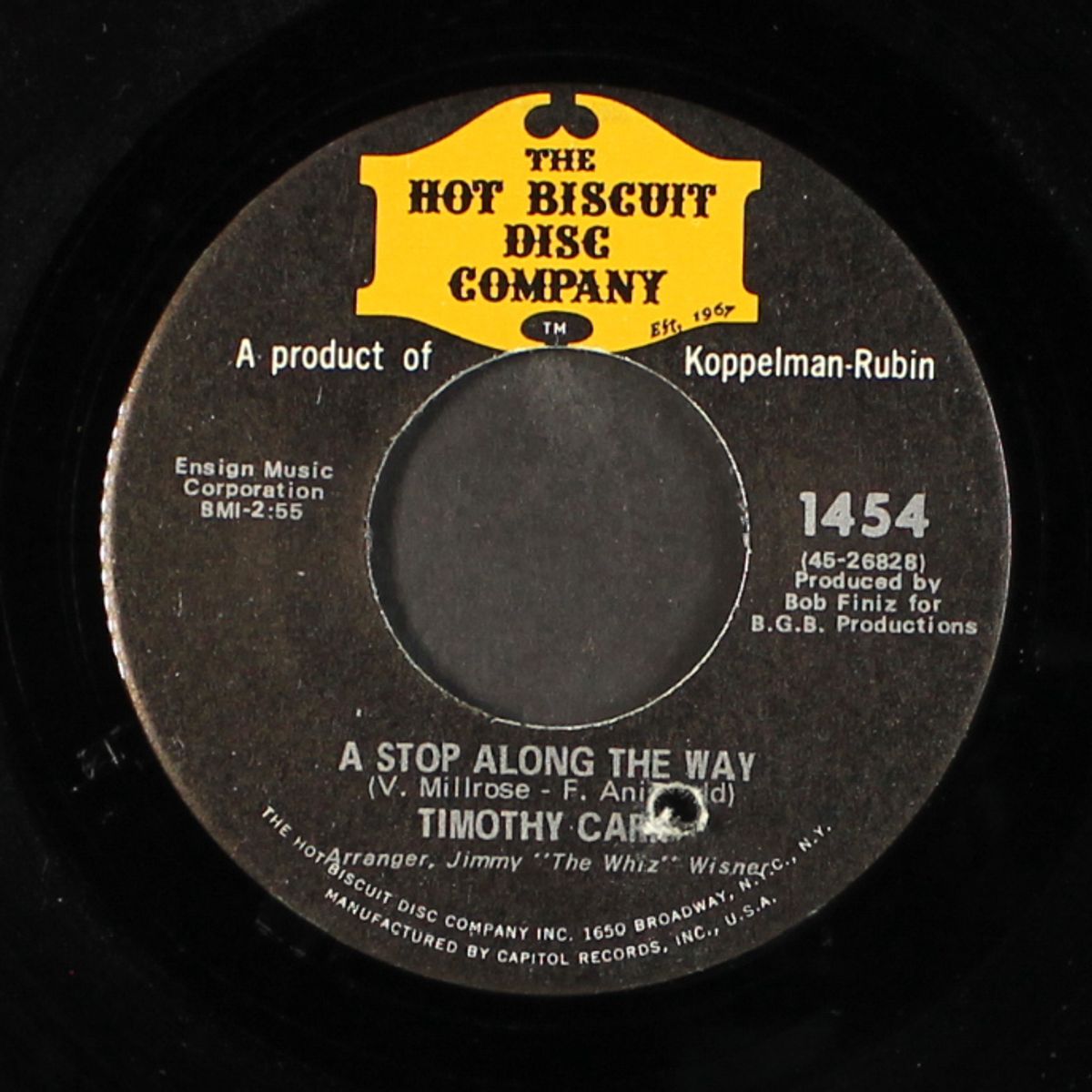 a stop along the way / let's start all over again by TIMOTHY CARR