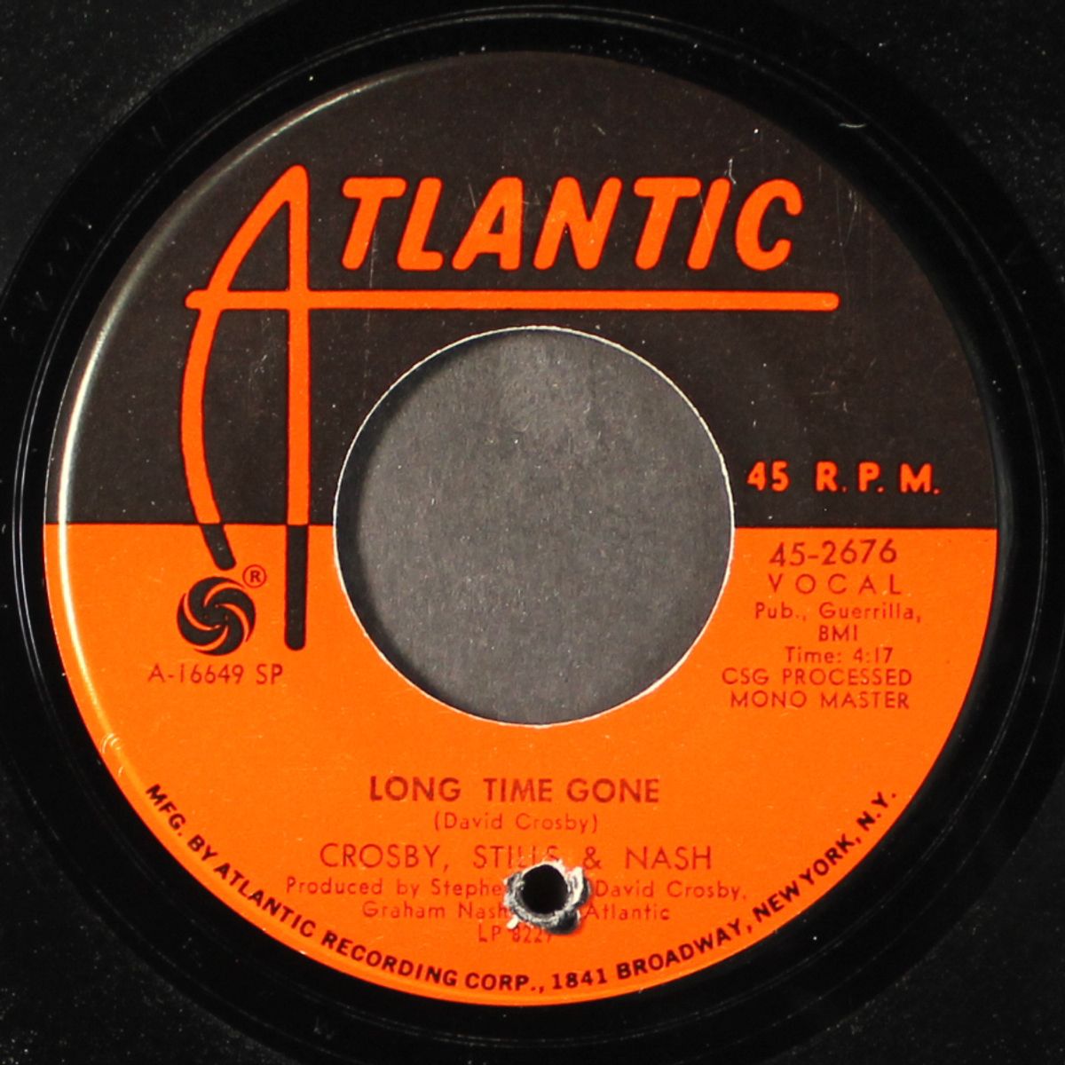 suite: judy blue eyes / long time gone by CROSBY, STILLS, NASH & YOUNG