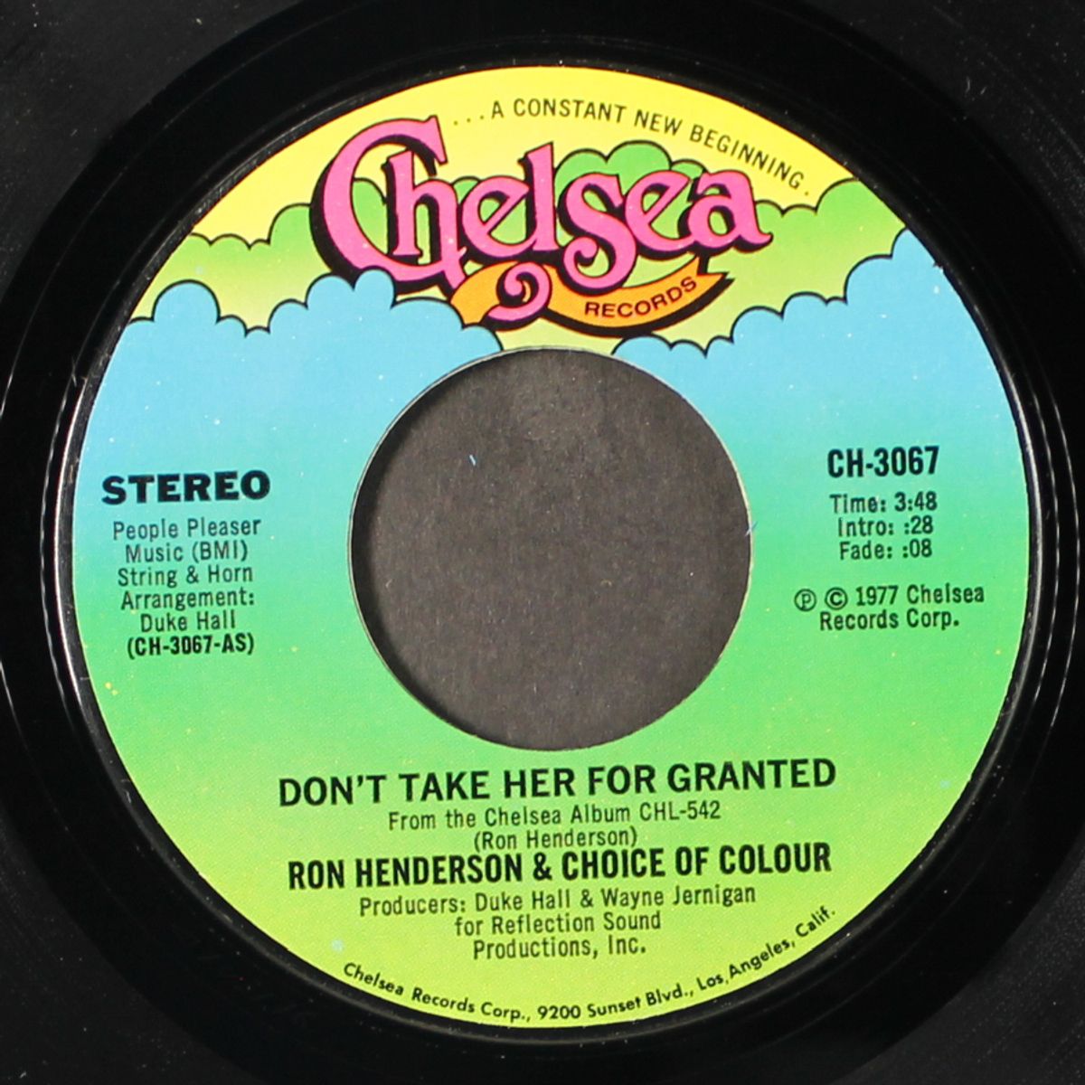 don't take her for granted / the real thing by RON HENDERSON & CHOICE OF COLOUR