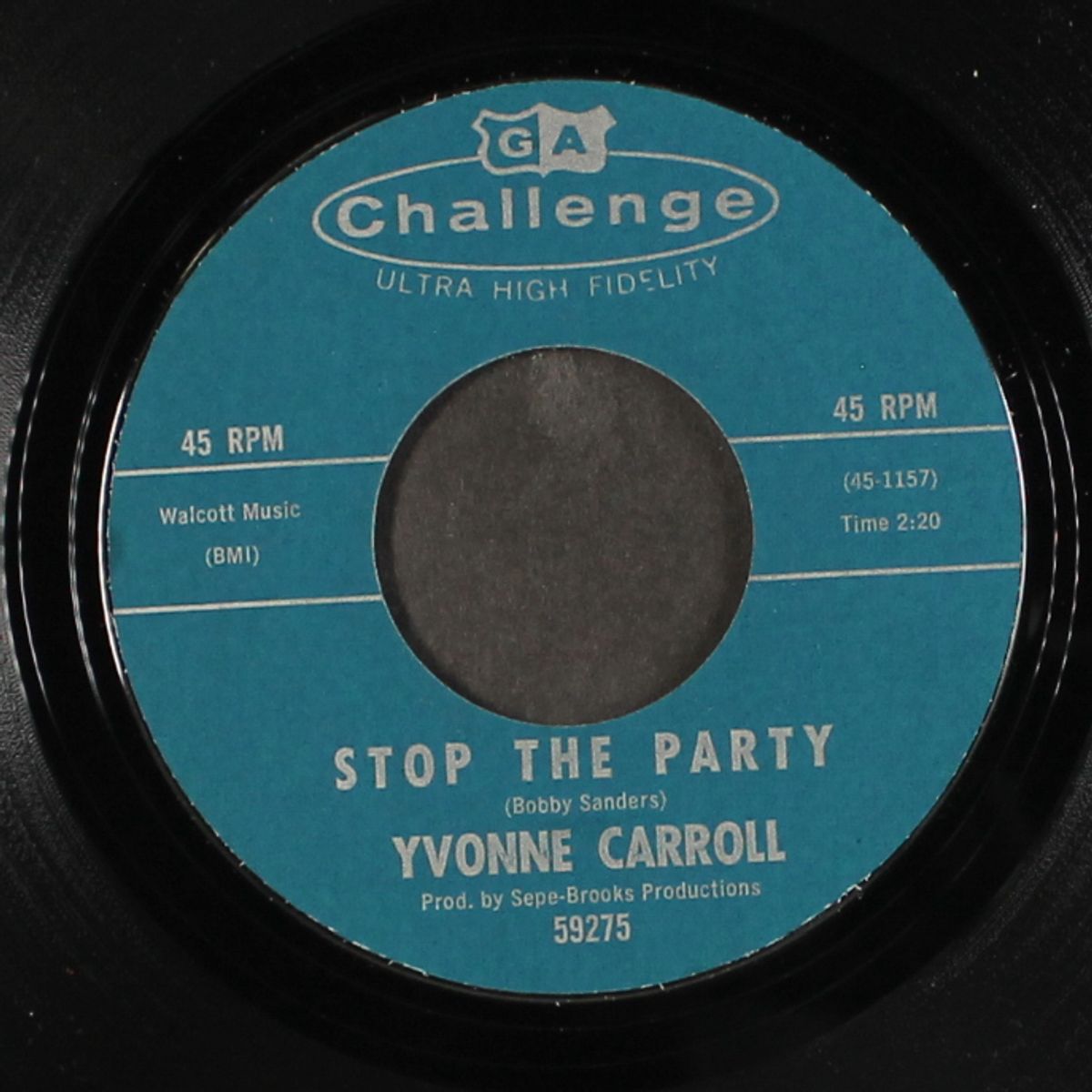 a little bit of soap / stop the party by YVONNE CARROLL