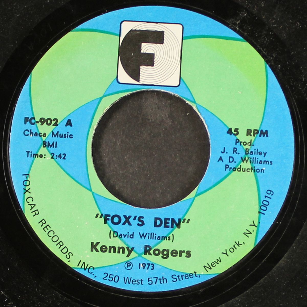 fox's den / that's not my bag by KENNY ROGERS