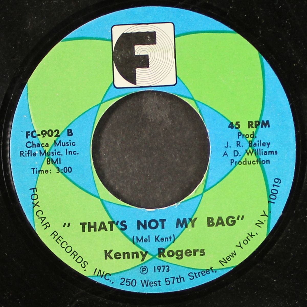fox's den / that's not my bag by KENNY ROGERS