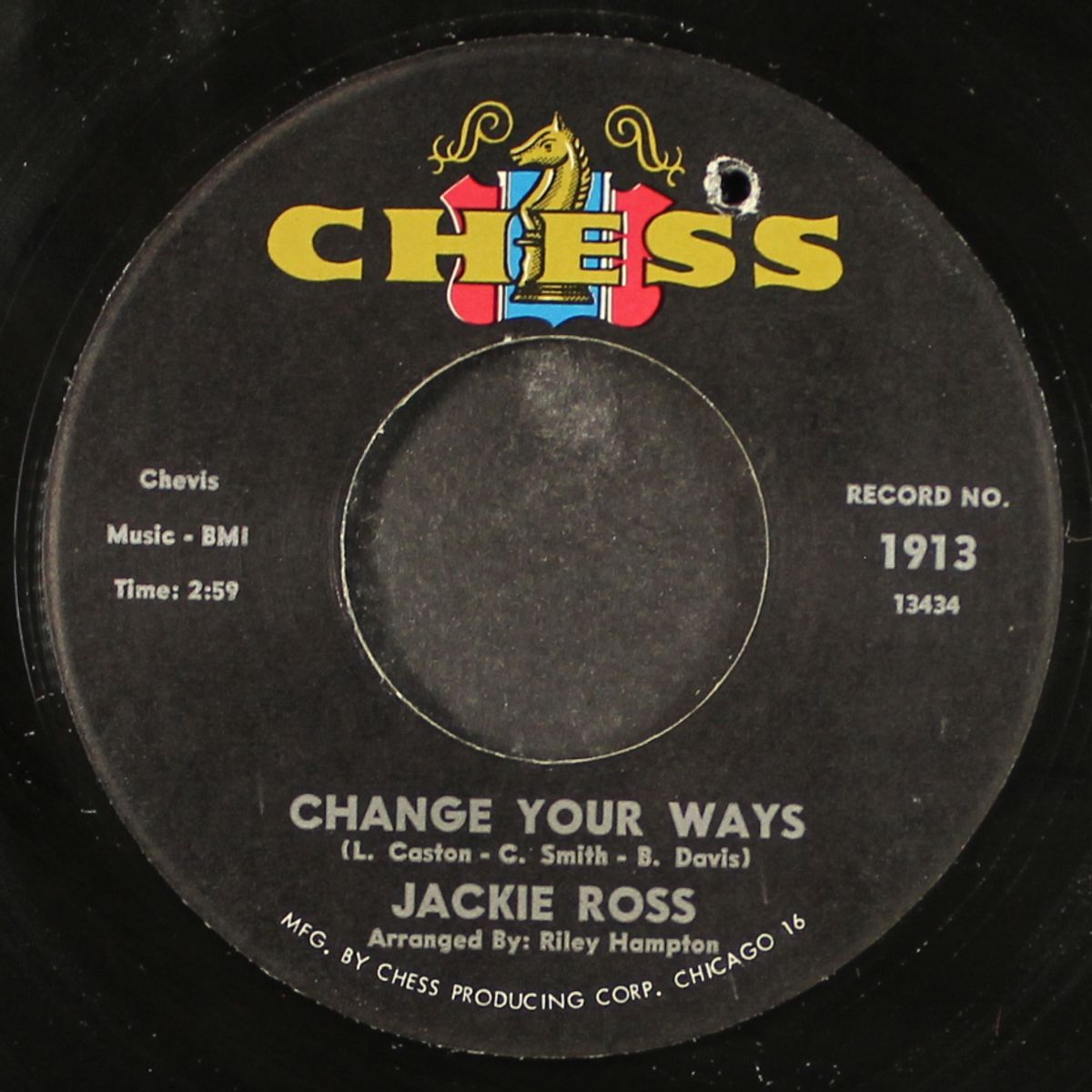 change your ways / i've got the skill by JACKIE ROSS