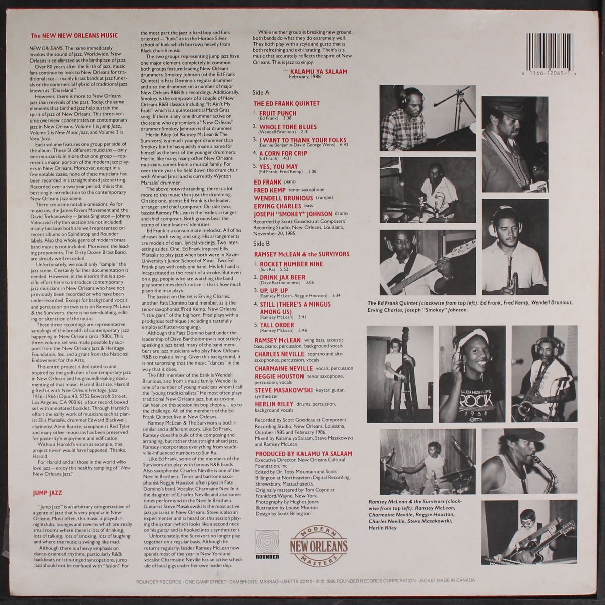 new new orleans music: jump jazz by ED FRANK / RAMSEY MCLEAN