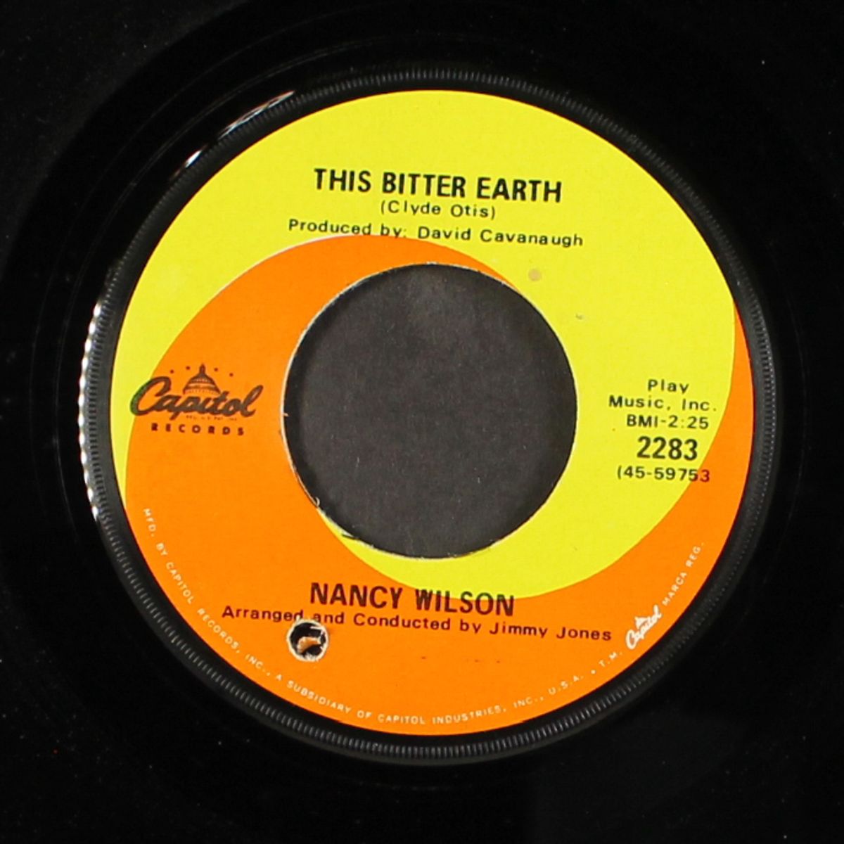 peace of mind / this bitter earth by NANCY WILSON