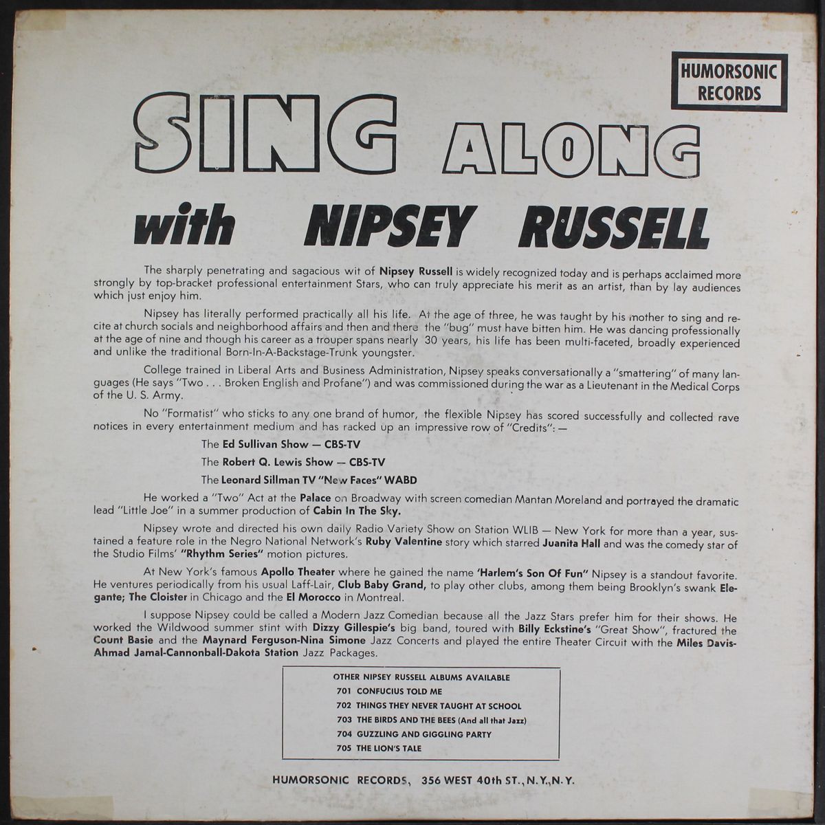 sing along by NIPSEY RUSSELL