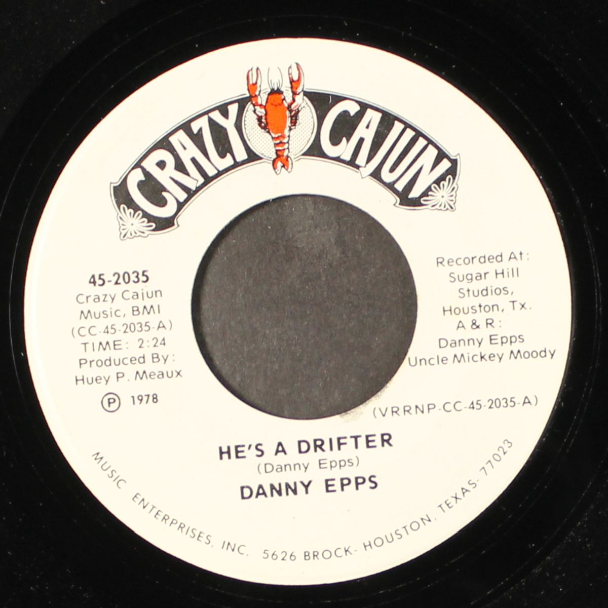 he's a drifter / i don't wanna boogie by DANNY EPPS
