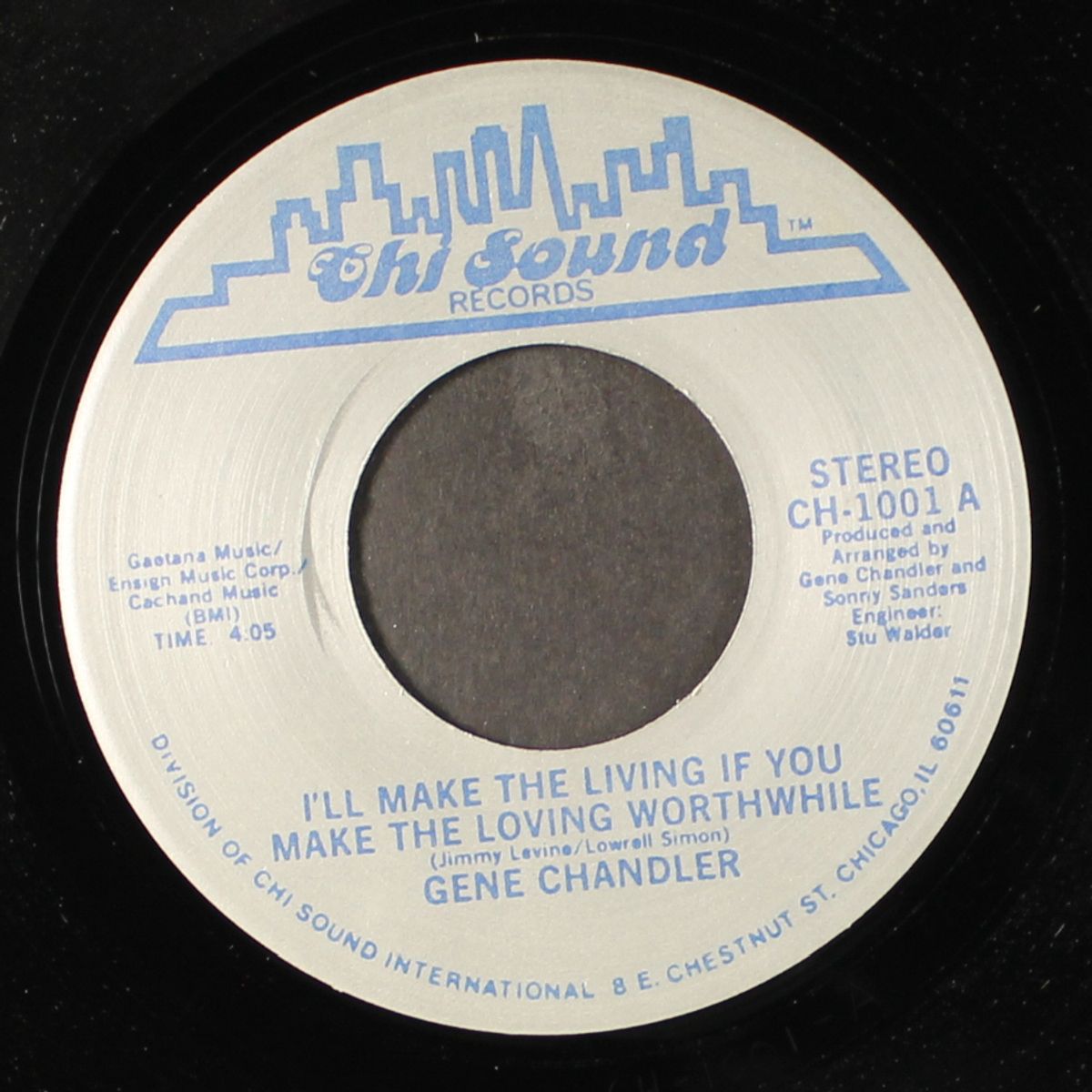 i'll make the living if you make the loving worthwhile / time is a thief by GENE CHANDLER