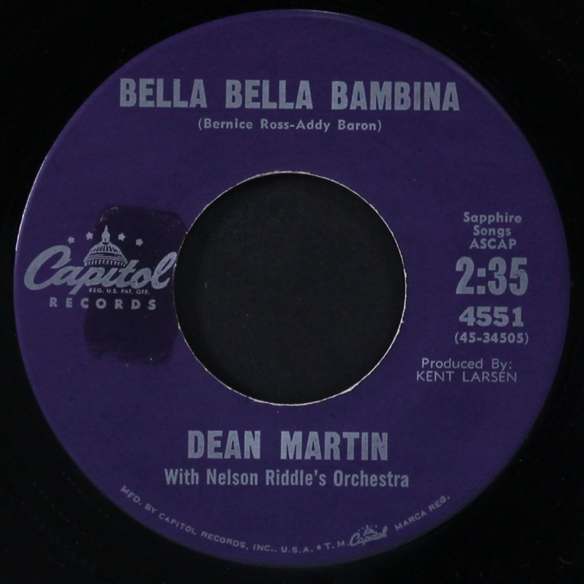bella bella bambina by DEAN MARTIN