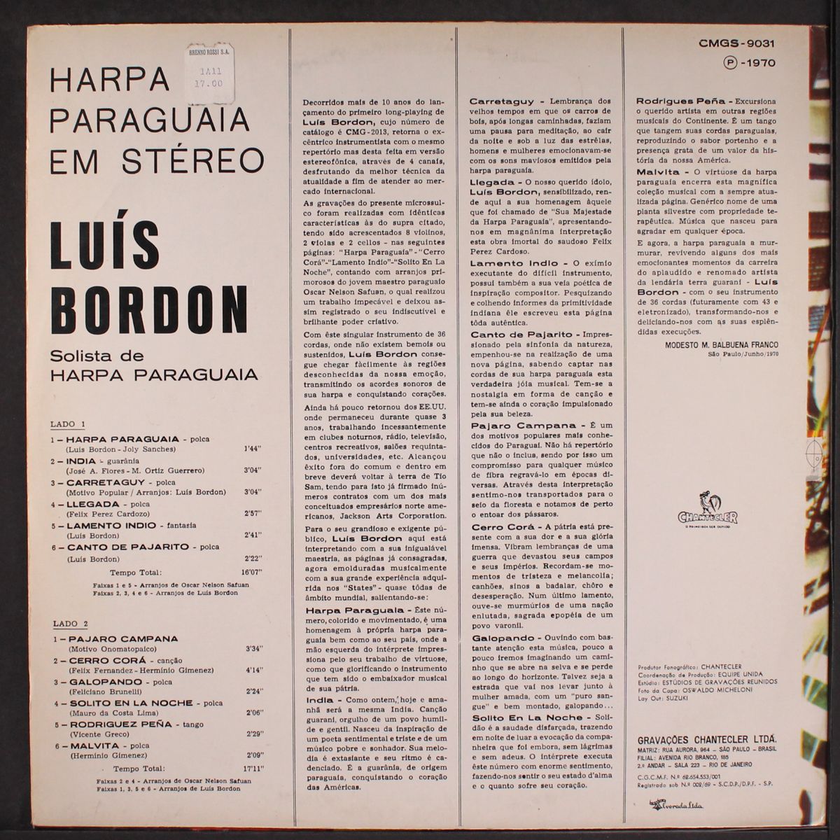 harpa paraguaia em stereo by LUIS BORDON
