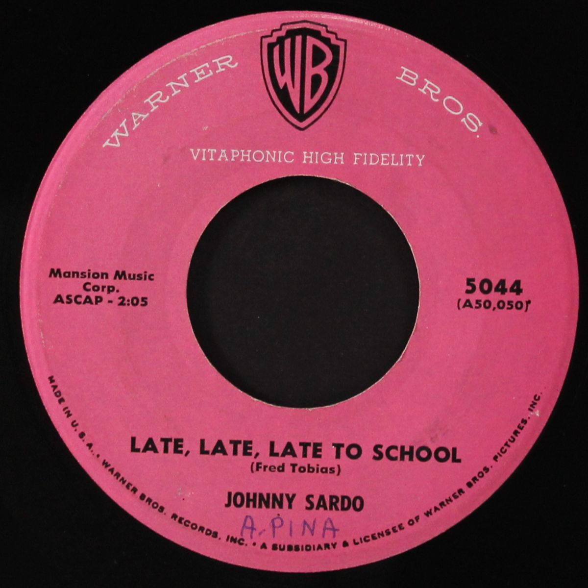 late, late, late to school / new kid in town by JOHNNY SARDO