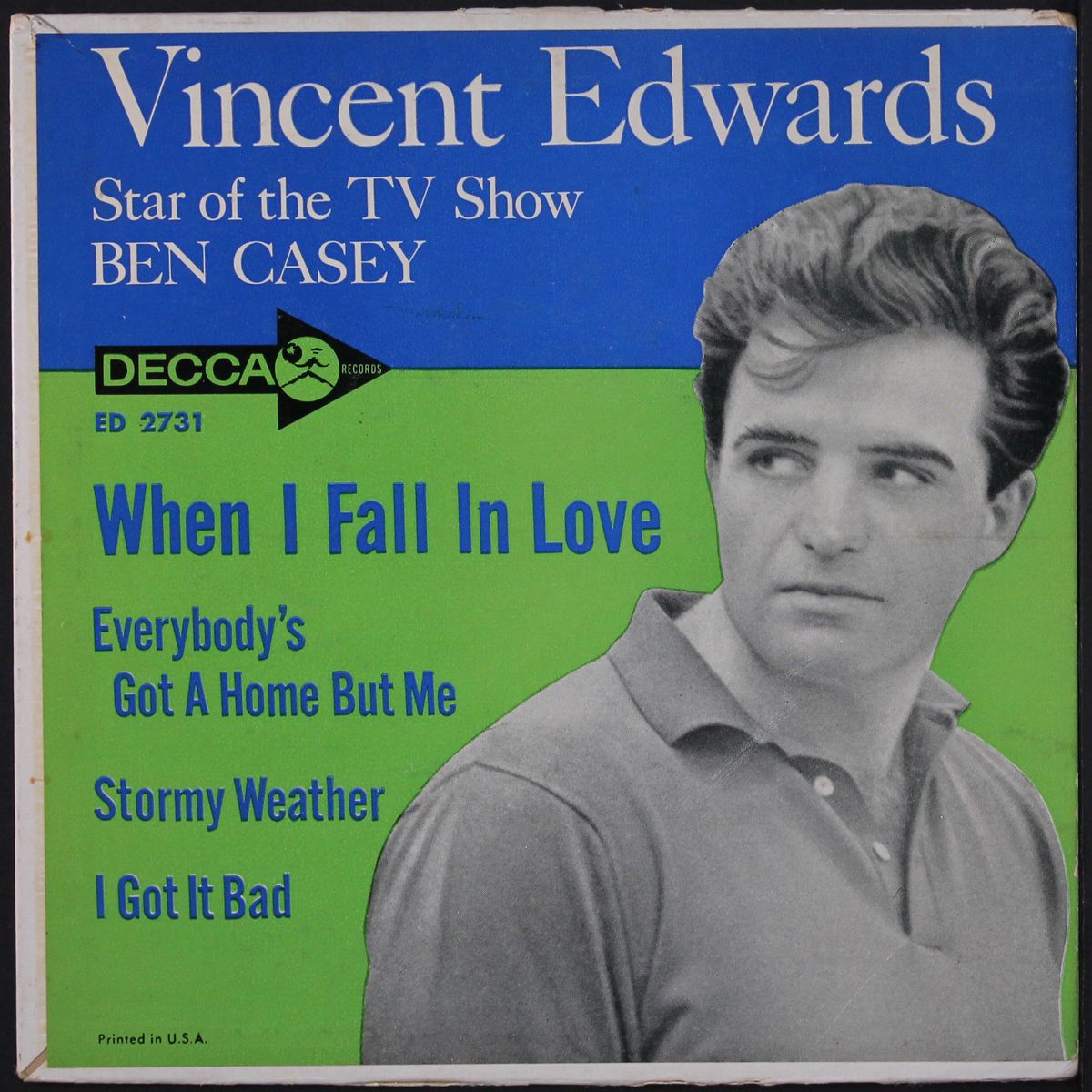 when i fall in love by VINCENT EDWARDS