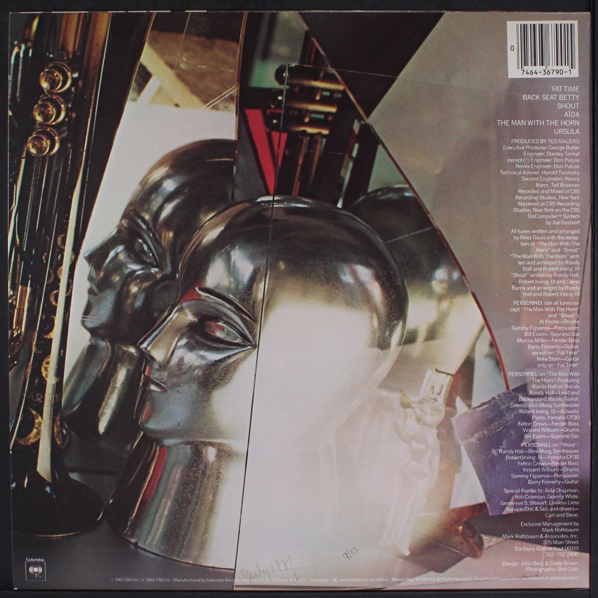 the man with the horn by MILES DAVIS