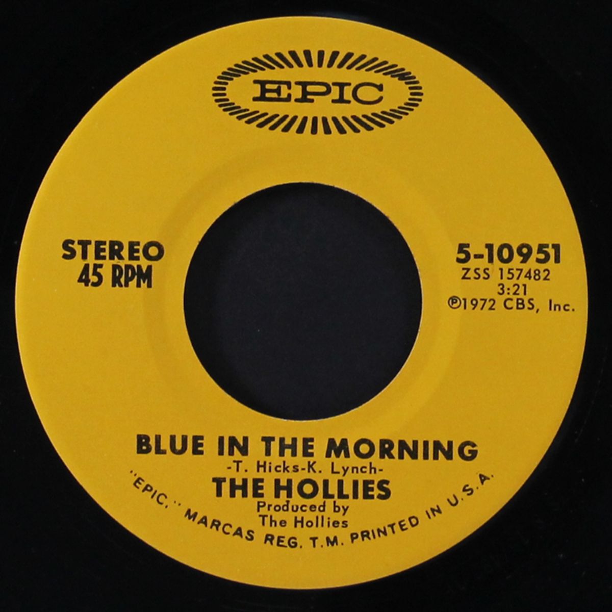 magic woman touch / blue in the morning by HOLLIES