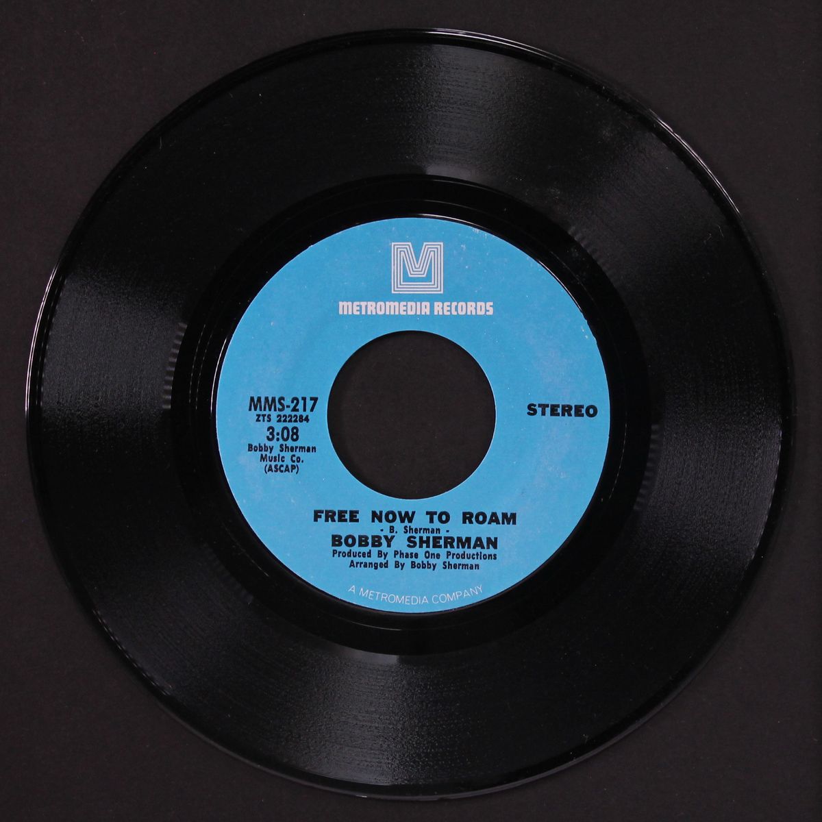 the drum / free now to roam by BOBBY SHERMAN