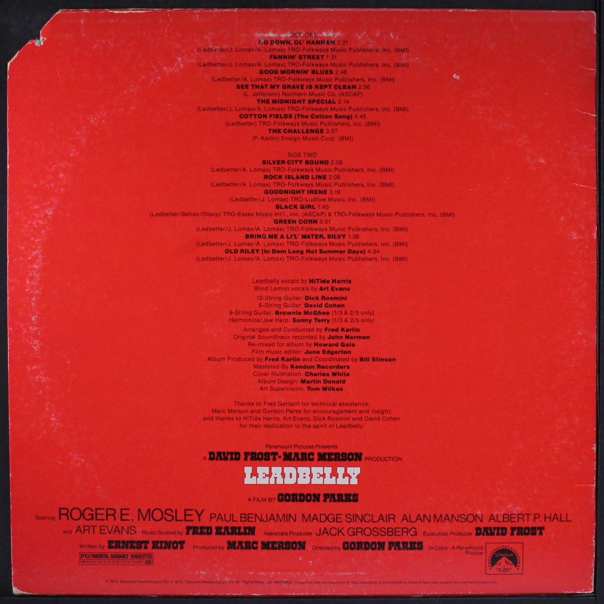 leadbelly by SOUNDTRACK