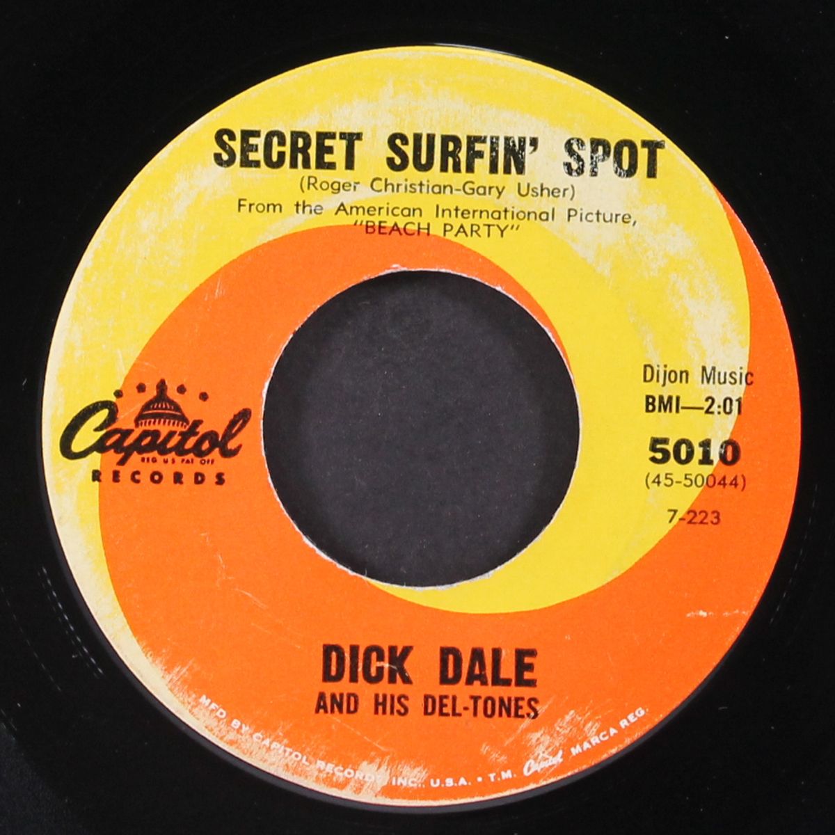 surfin' and a-swingin' / secret surfin' spot by DICK DALE