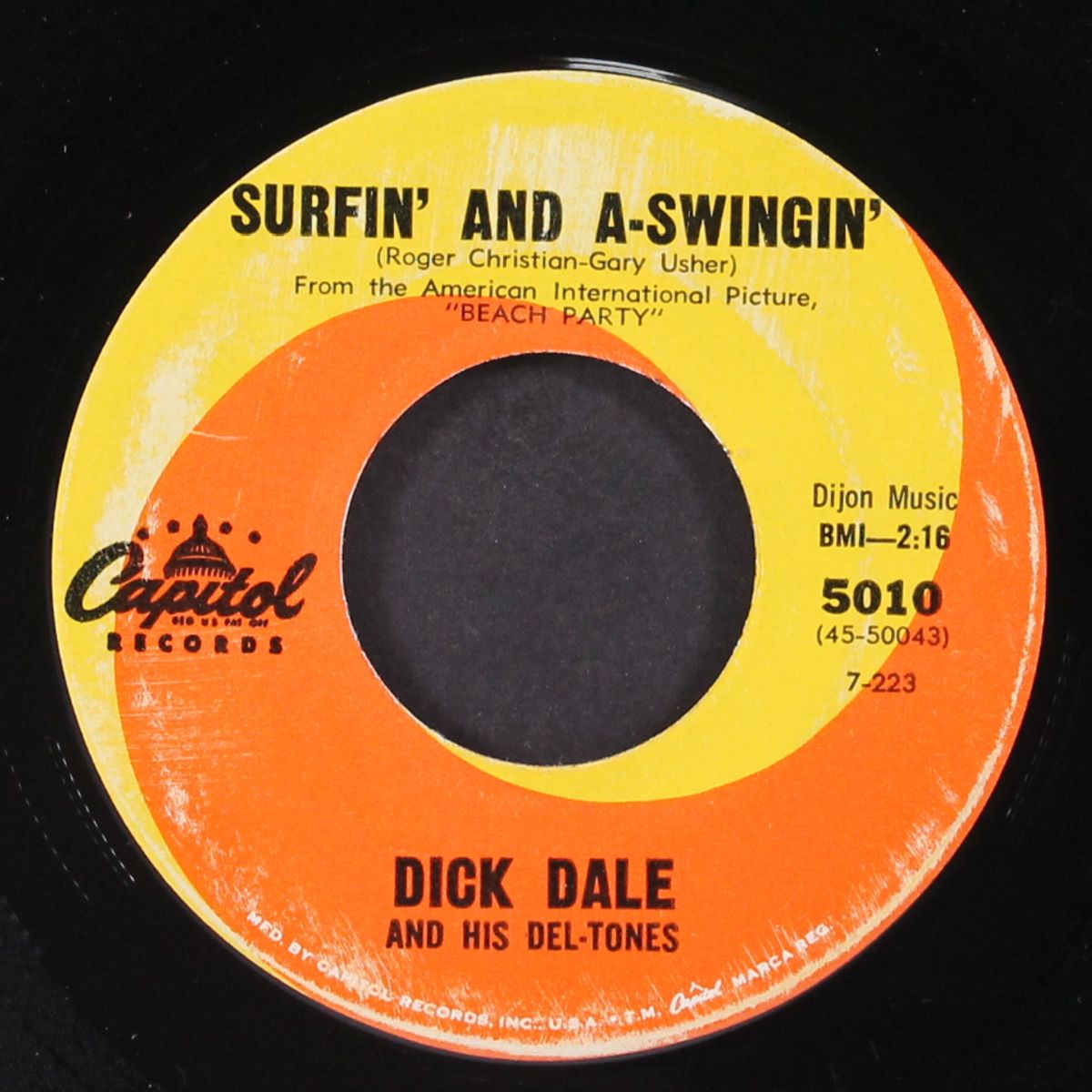 surfin' and a-swingin' / secret surfin' spot by DICK DALE