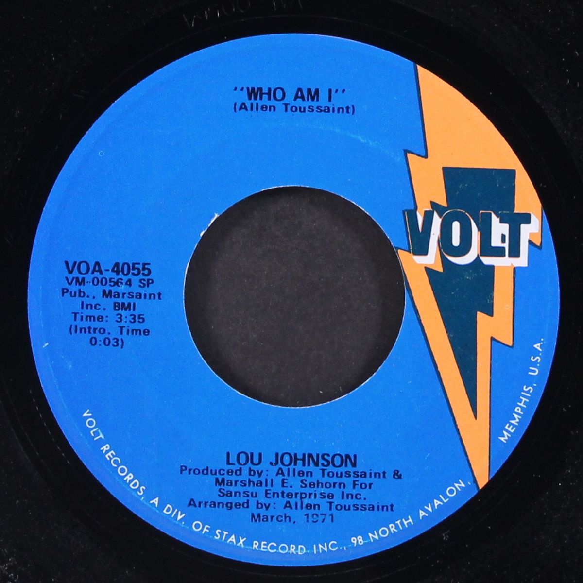 frisco here i come / who am i by LOU JOHNSON