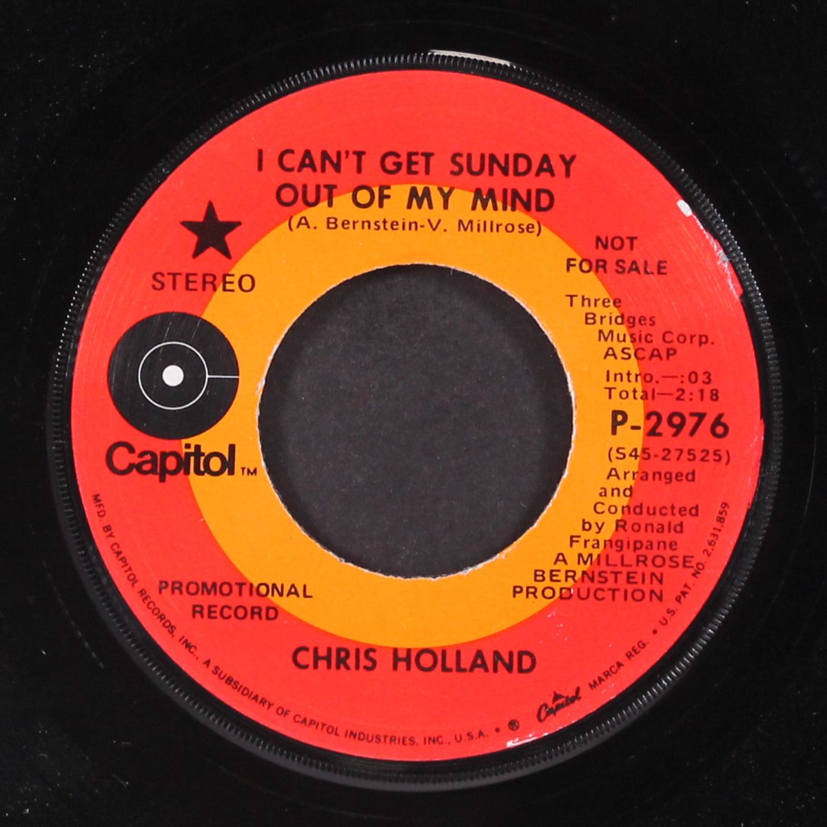 i can't get sunday out of my mind by CHRIS HOLLAND