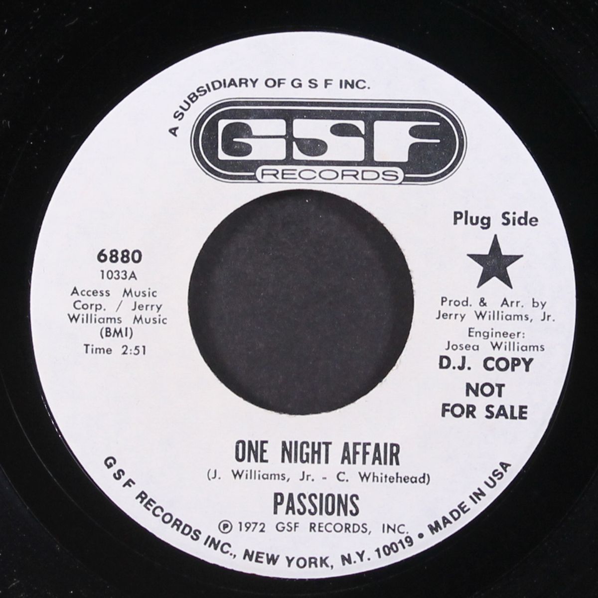 one night affair by PASSIONS