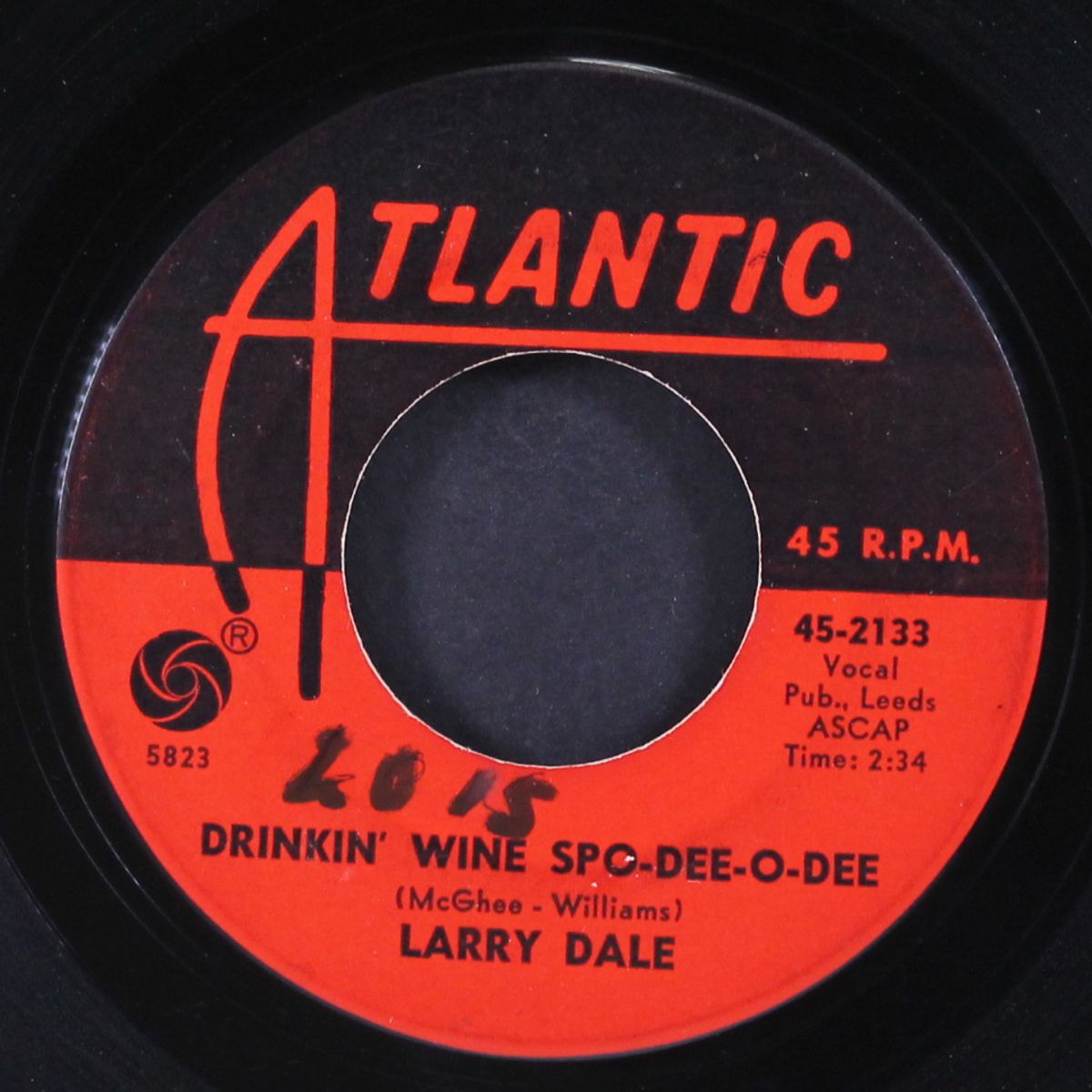 drinkin' wine spo-dee-o-dee by LARRY DALE