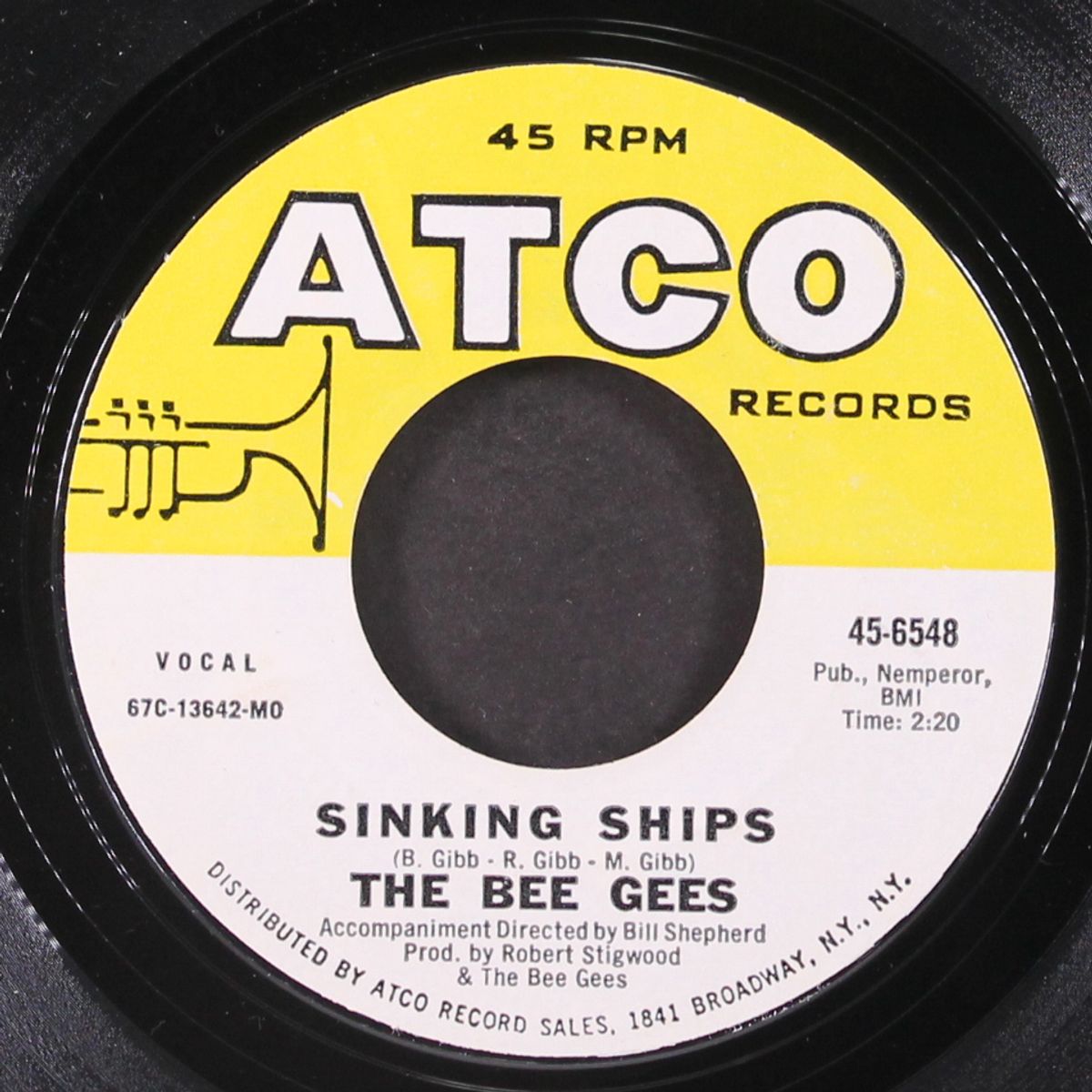 words / sinking ships by BEE GEES