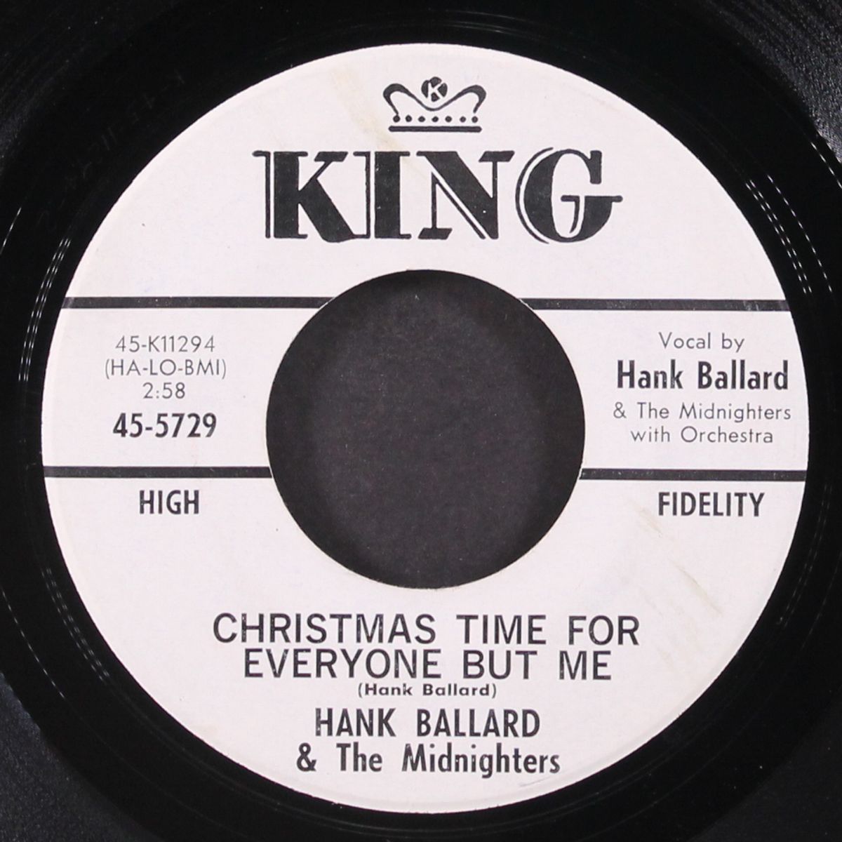santa claus is coming / christmas time for everyone but me by HANK BALLARD & MIDNIGHTERS