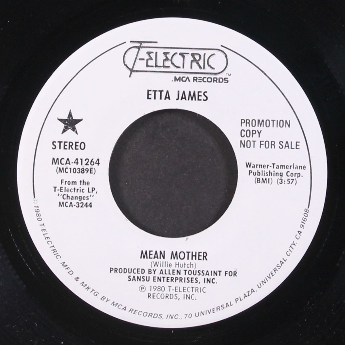 mean mother / it takes love to keep a woman by ETTA JAMES